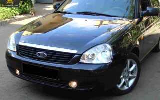 Установка ПТФ Приора своими руками