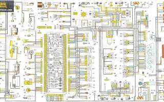 Электросхема ВАЗ 2114 инжектор 8 клапанов с описанием