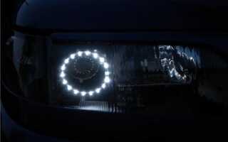 Установка ангельских глазок на ВАЗ 2110 своими руками