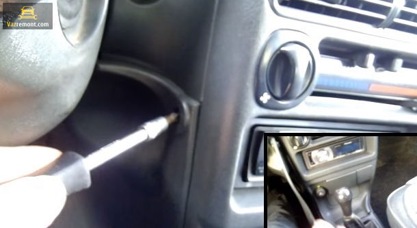 Снятие декоративной накладки