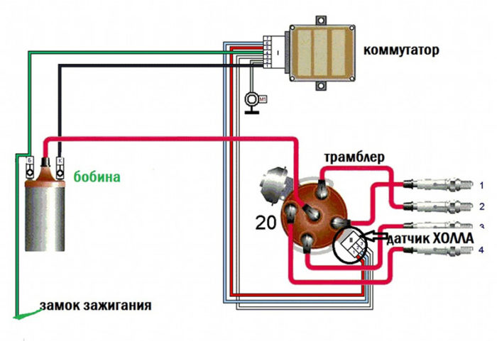 Схема подключения БСЗ