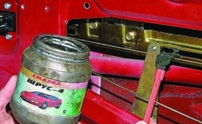 Смазка трущихся частей ЭСП