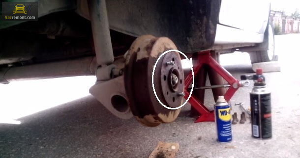 Обработка барабана WD-40